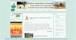 Desktop Screenshot of aardeboerconsument.nl